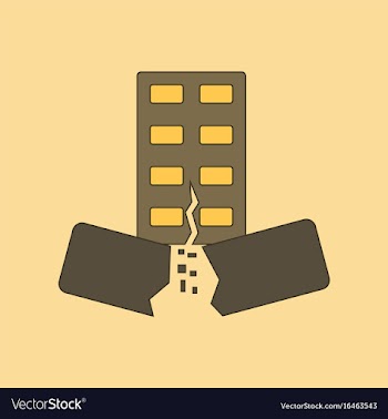 Flat icon stylish background natural disaster vector image