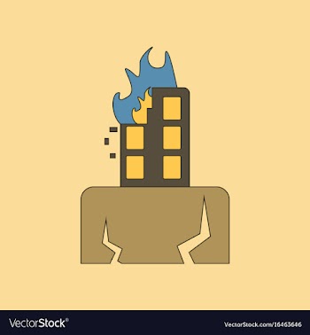 Flat icon stylish background natural disaster vector image