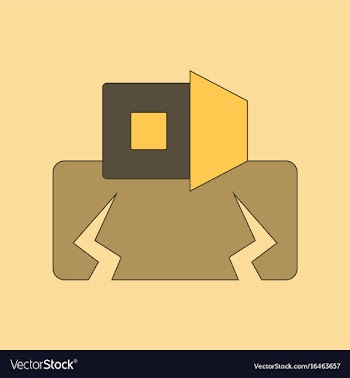 Flat icon stylish background natural disaster vector image