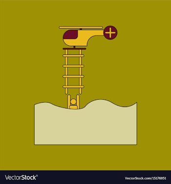 Flat icon stylish background people in the water vector image