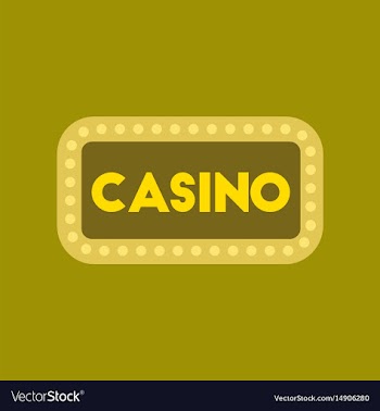 Flat icon stylish background poker casino sign vector image