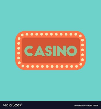 Flat icon stylish background poker casino sign vector image