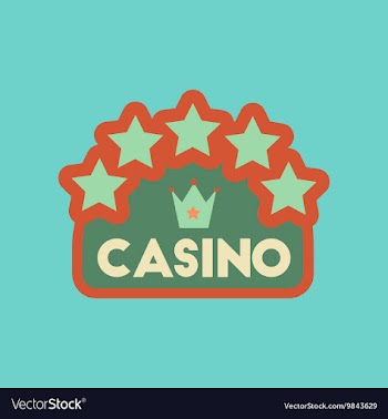 Flat icon stylish background poker casino sign vector image