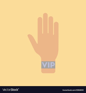 Flat icon stylish background poker hand vip vector image