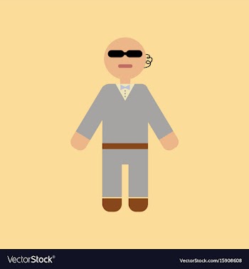 Flat icon stylish background poker male guard vector image