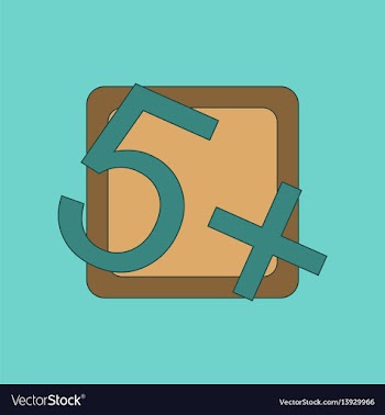 Flat icon thin lines exam score excellent vector image
