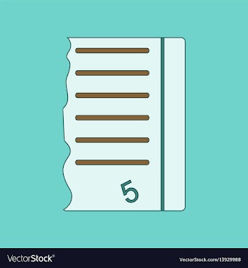Flat icon thin lines exam score excellent vector image