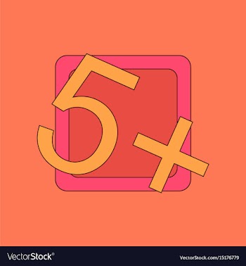 Flat icon thin lines exam score excellent vector image