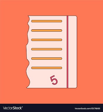 Flat icon thin lines exam score excellent vector image