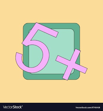Flat icon thin lines exam score excellent vector image