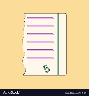 Flat icon thin lines exam score excellent vector image
