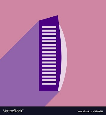 Flat icon with long shadow Arab hotel vector image