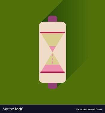 Flat icon with long shadow battery level vector image