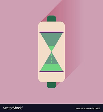 Flat icon with long shadow battery level vector image