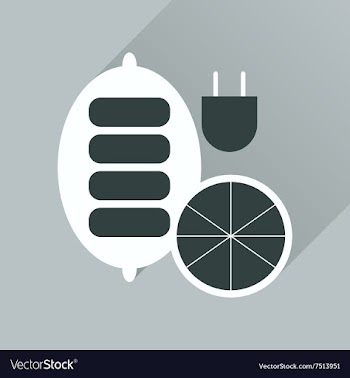 Flat icon with long shadow battery level vector image