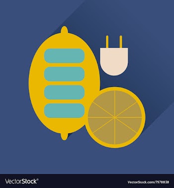 Flat icon with long shadow battery level vector image
