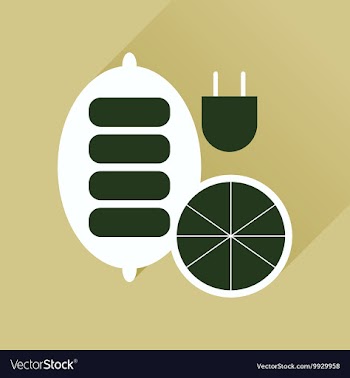 Flat icon with long shadow battery level vector image