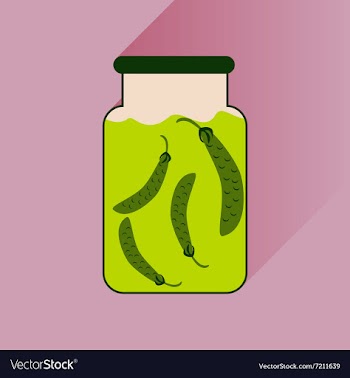 Flat icon with long shadow canned peas vector image