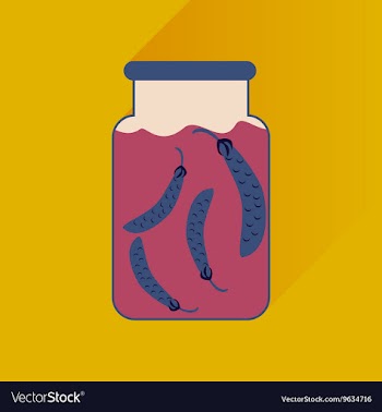 Flat icon with long shadow canned peas vector image