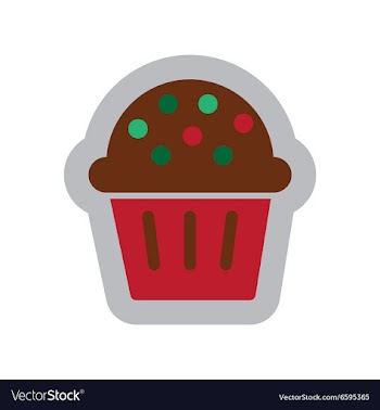 Flat icon with long shadow celebratory cake vector image