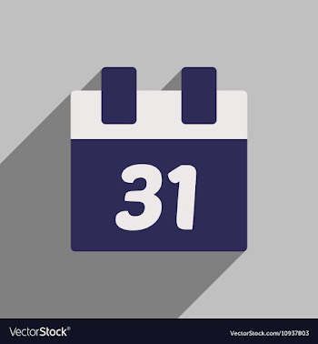 Flat icon with long shadow Christmas calendar vector image