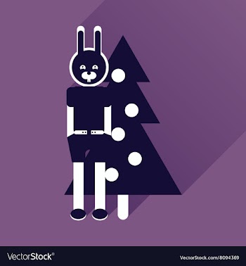 Flat icon with long shadow Christmas carnival vector image
