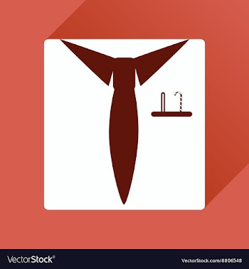 Flat icon with long shadow Christmas shirt with vector image