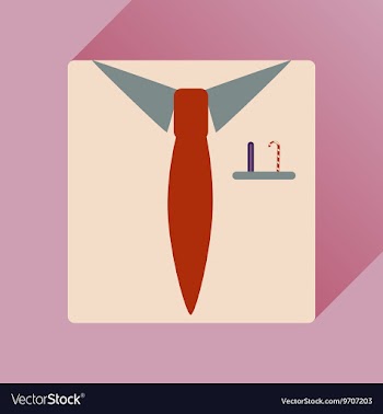 Flat icon with long shadow Christmas shirt with vector image
