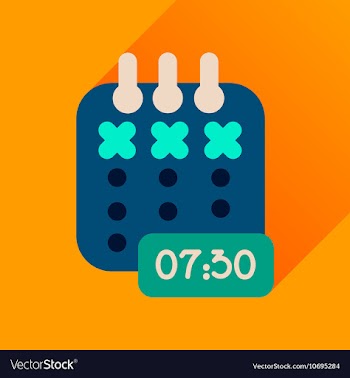Flat icon with long shadow diary business vector image