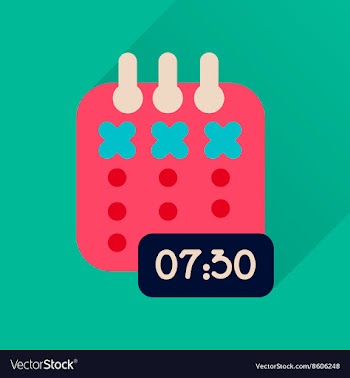 Flat icon with long shadow diary business vector image
