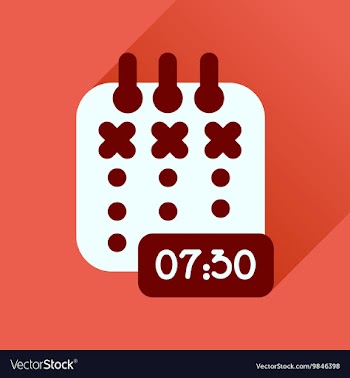 Flat icon with long shadow diary business vector image
