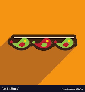 Flat icon with long shadow festive garland vector image