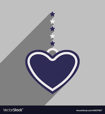Flat icon with long shadow festive garland vector image