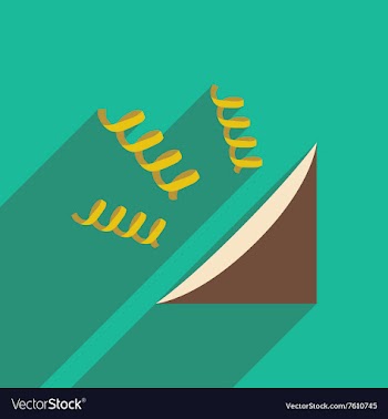 Flat icon with long shadow festive garland vector image