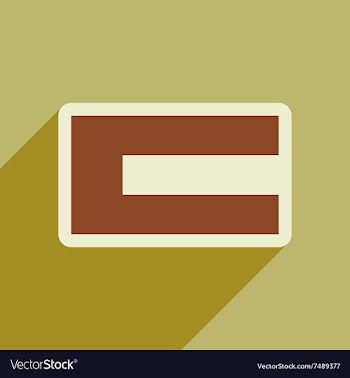 Flat icon with long shadow Flag Arab Emirates vector image