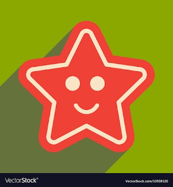 Flat icon with long shadow Gingerbread Christmas vector image
