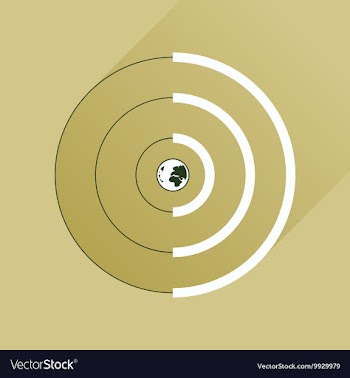 Flat icon with long shadow Globe internet vector image