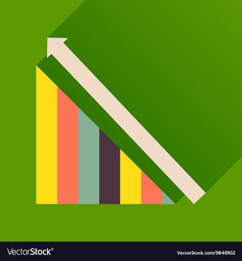 Flat icon with long shadow growing schedule vector image