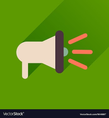 Flat icon with long shadow loudspeaker sound vector image