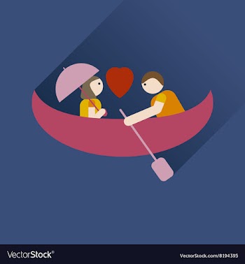 Flat icon with long shadow Love Male and Female vector image