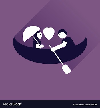 Flat icon with long shadow Love Male and Female vector image