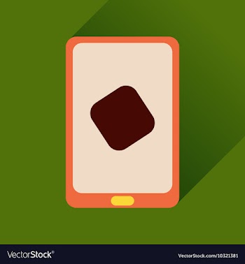 Flat icon with long shadow mobile applications vector image