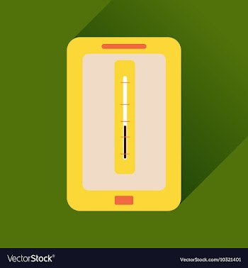 Flat icon with long shadow mobile applications vector image