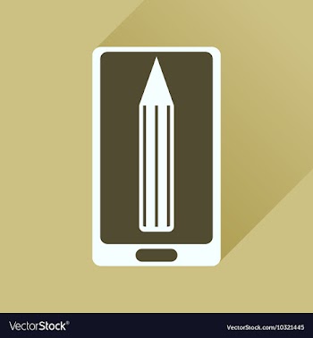 Flat icon with long shadow mobile applications vector image