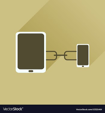 Flat icon with long shadow mobile applications vector image