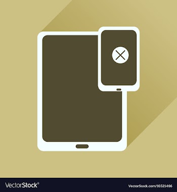 Flat icon with long shadow mobile applications vector image