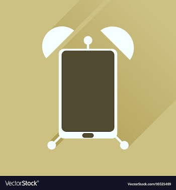 Flat icon with long shadow mobile applications vector image