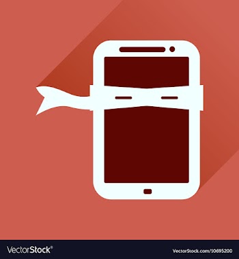 Flat icon with long shadow mobile applications vector image