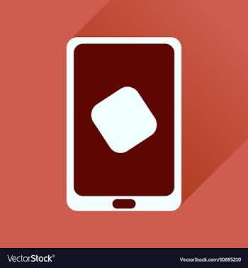 Flat icon with long shadow mobile applications vector image
