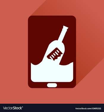 Flat icon with long shadow mobile applications vector image